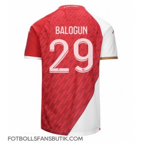 AS Monaco Folarin Balogun #29 Replika Hemmatröja 2023-24 Kortärmad